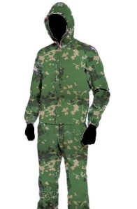 Letni kostium maskujący KLM w kamuflażu "siewier"