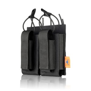 Podwójna ładownica MOLLE na magazynki do automatu i pistoletu Tacbull