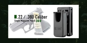 Ładownica na magazynek pistoletowy z klamrą na pasek Cytac