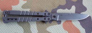 Balisong NOKS (czerniona klinga)