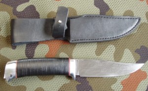 Dombaj (damast, rękojeść skóra, okucia duraluminium)