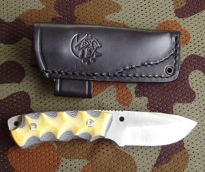Nano (rękojeść czarna-żółta micarta)