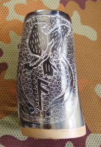 Buffalo horn mug 3