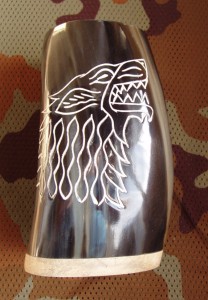 Buffalo horn mug 2