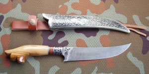 Uzbek pchak (chased sheath)